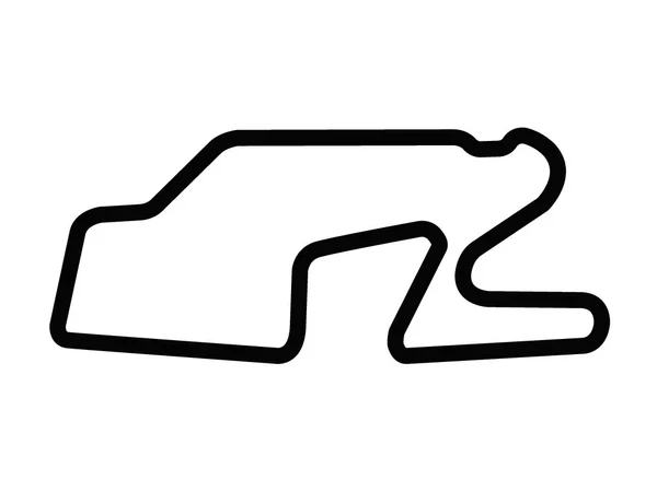 Track map for 026 Lamborghini Super Trofeo Rounds 5-6
